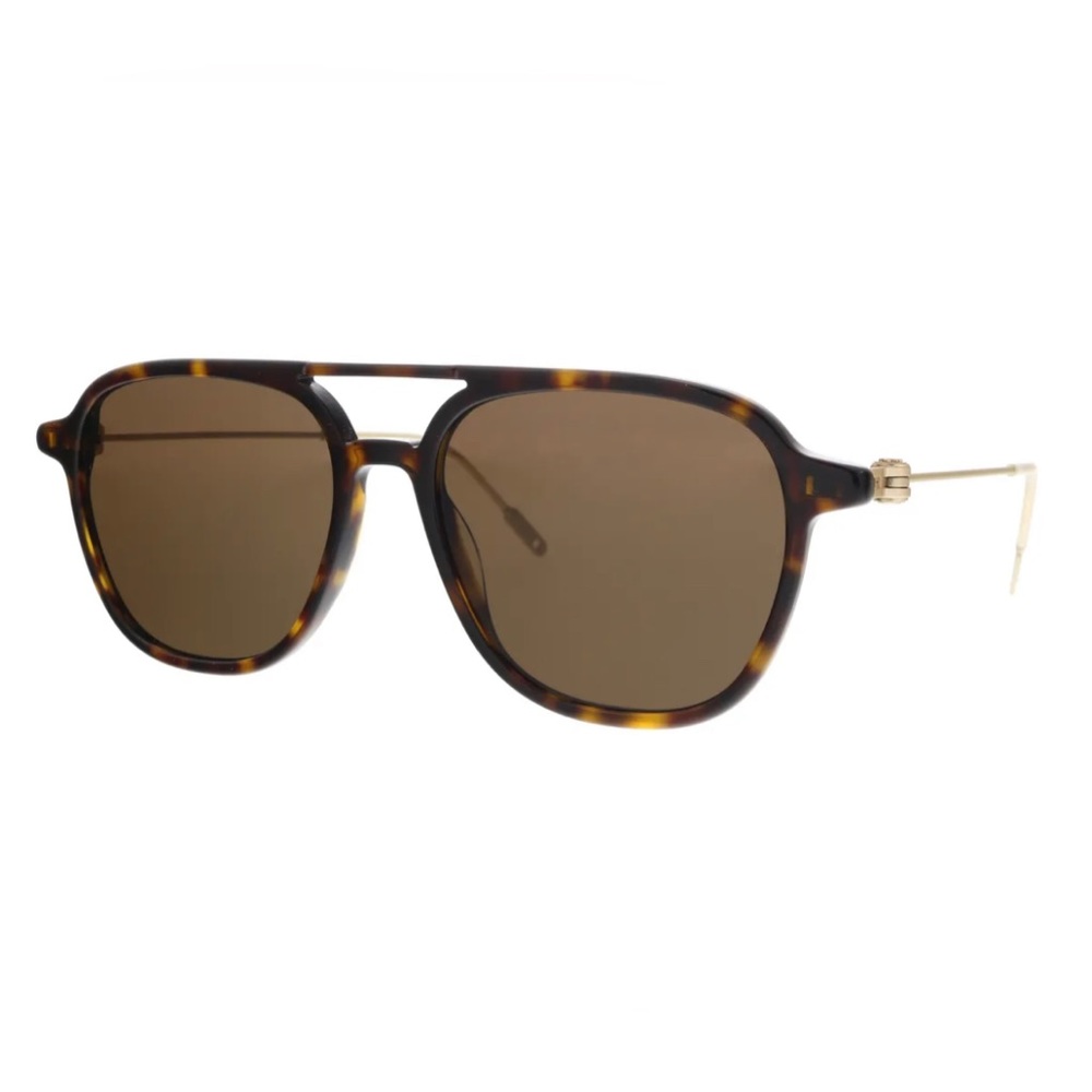 Montblanc Havana Aviator Sunglasses MB0003S-002